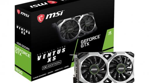 MSI、GTX 1650搭載オーバークロックビデオカード「GeForce GTX 1650 VENTUS XS 4G OC」を1月24日発売