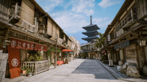 UE4向け京都背景アセット「Kyoto Alley」が18,075円でリリース、商用利用も可能