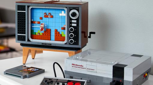 「LEGO NES」がレゴと任天堂の新たなコラボ製品として8月1日発売へ。1980年代スタイルのテレビセットと共にスーパーマリオの世界を再現