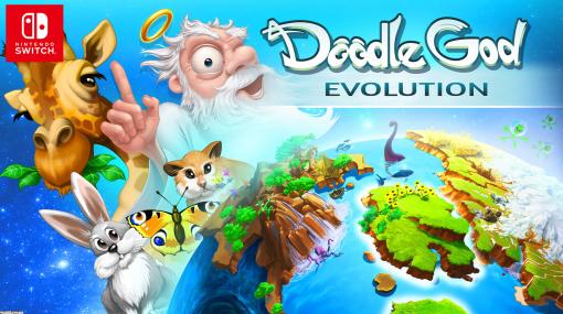 創造神となり、世界と文明を作り上げる箱庭パズルシミュレーションゲーム『ドゥードゥルゴッド：エボリューション -Doodle God: Evolution-』がSwitch向けに本日配信開始！
