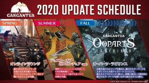 「ソード・オブ・ガルガンチュア」大型アップデート「オーパーツ・ラビリンス」をはじめとした2020年秋までの開発ロードマップが公開！