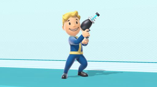 『スマブラSP』に『Fallout』シリーズからVaultボーイがMiiコスチュームとして参戦。マリオをボム兵で吹き飛ばして登場する傍若無人なVault-Tec社のマスコットキャラ