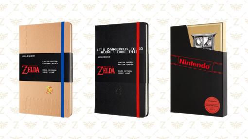 「ゼルダの伝説」がデザインされたオシャレなノートブック3種が新たに発売！手帳ブランド「モレスキン」とのコラボ商品！