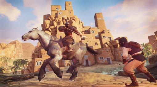 『Conan Exiles』新DLC「ハイボリアの騎行パック」と騎乗戦闘やフォロワーのレベル要素を追加するアップデートが配信！