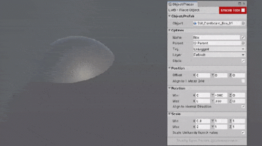 Object Placer Tool V1.0 - クリックでオブジェクトを手軽に配置できるUnity向け無料ツール