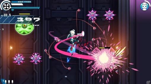 「白き鋼鉄のX THE OUT OF GUNVOLT」がDMM GAMES PCゲームフロアに登場！追加ミッションなどのDLCも同時配信