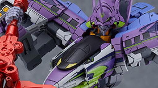 初号機仕様のシンカリオンがプラモデルに！　「MODEROID シンカリオン 500 TYPE EVA」発売決定彩色済みパーツを組み立てるだけでイメージに近い色分けを再現