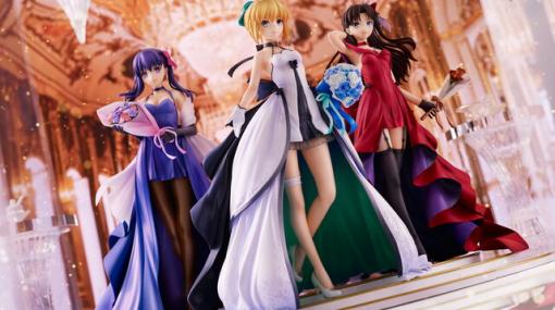 『Fate/stay night』セイバー、凛、桜がドレス姿でフィギュア化！