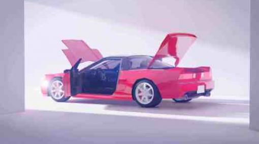Low Poly Car Acura NSX - ホンダの初代「NSX（NA1型）」のローポリモデルをBlender制作するタイムラプス映像