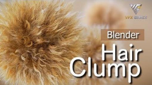 Hair Clump - 手軽に毛を生成する事が出来るBlenderアドオン！独自のalembicエクスポート機能も搭載！