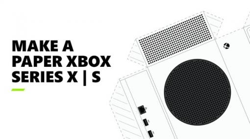 「Xbox Series X｜S」ペーパークラフト公開中―眺めて発売日を待つも良し、設置場所の確認をするも良し