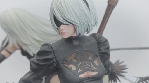 スクエニがフィギュアシリーズ「SQUARE ENIX MASTERLINE」を発表。第一弾『NieR：Automata』の大型フィギュアが制作中