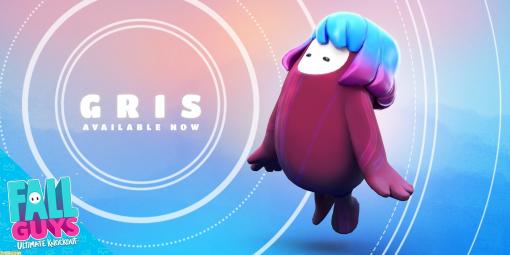 『Fall Guys』にて『GRIS』のコラボスキンが登場！ 主人公の少女をモチーフにした美しいデザイン