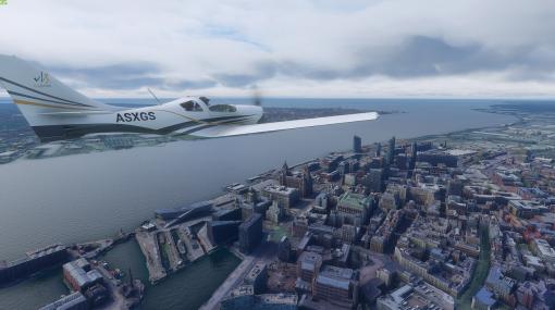 『Microsoft Flight Simulator』にGoogleマップの3Dデータを移植するModが一部で人気。Bingではない街の空を飛べる