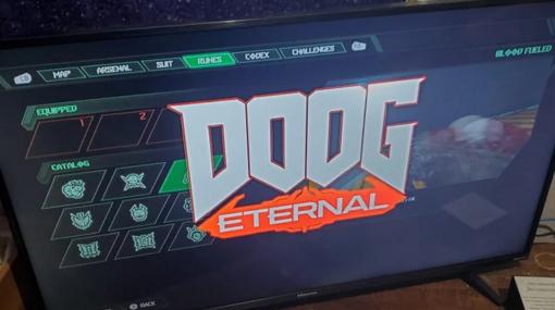 VTuber戌神ころねの『DOOM Eternal』イースターエッグ「DOOG」が5日で削除される。本人がゲームをプレイする前に消滅