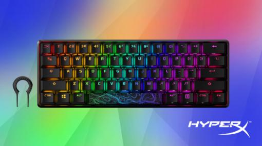 HyperX、60%キーボード「HyperX Alloy Origins 60メカニカルゲーミングキーボード」発表