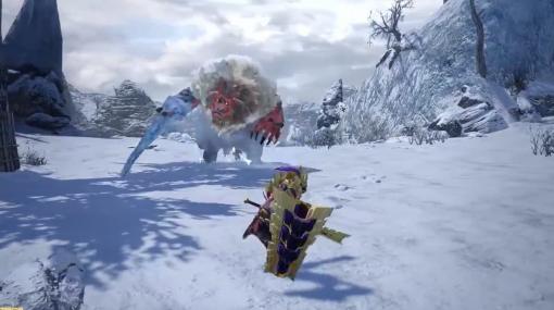 『モンスターハンターライズ』“雪鬼獣 ゴシャハギ”についての動画が公開。一瞬で作った氷の刃でハンターを追い詰める