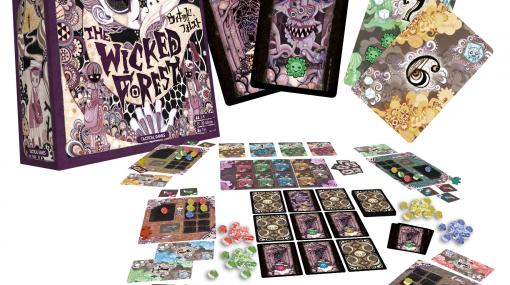 『まどか☆マギカ』の泥犬氏がアートワークを手がけるボードゲーム『ウィキッド・フォレスト』が2021年2月に再販決定。大切な人を助けるため、邪悪な魔女のいる森を探索する拡大再生産チキンレース