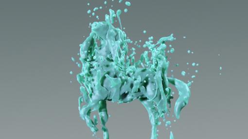 WORK 028 "Fluid Horse" / POP Networkを使った流体シミュレーション - 連載