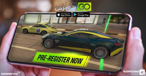 ワンタッチで操作可能なスマホ向け実写型レーシングゲーム「Project CARS GO」の事前登録が開始！