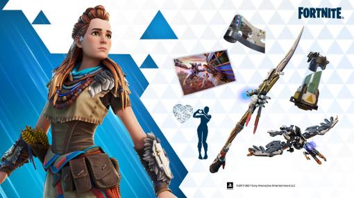 『フォートナイト』に『Horizon Zero Dawn』の主人公・アーロイが登場。コスチュームなどにくわえてララ・クロフトとタッグを組む期間限定モードも