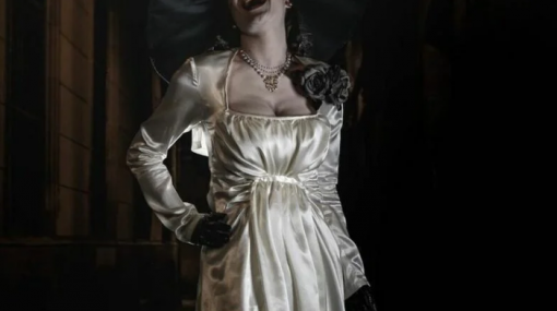 【画像】『バイオハザード ヴィレッジ』ドミトレスク婦人のモデル本人がコスプレを披露！美しすぎる…