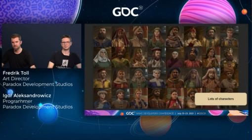 ［GDC 2021］「Crusader Kings III」の“遺伝”システムとキャラクターグラフィックスの自動生成について，技術とアートの両面から解説