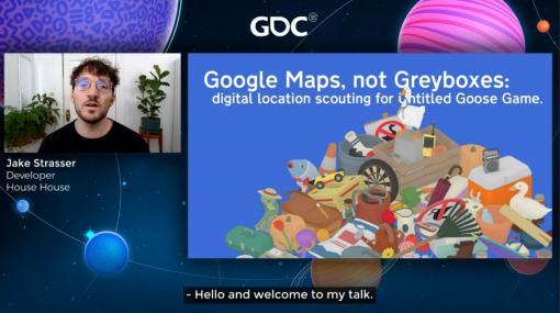 ［GDC 2021］Google マップから作られた「Untitled Goose Game」のマップは，何を目指したのか