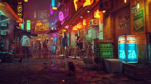 サイバーパンクな街を猫として探検するADV『Stray』ゲームプレイ映像公開。とくに意味のない“ただ、猫らしい”アクションもあり