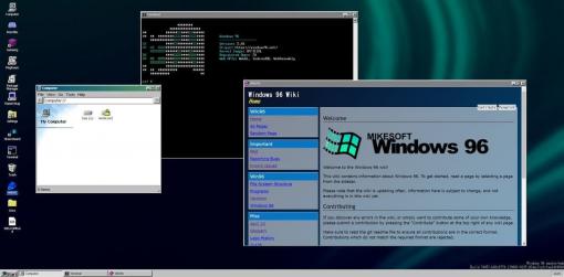 Windows 95と98の間にOSがリリースされていたら？そんなネタを実現するサイト「Windows96.net」が開発中。ブラウザ上で動く疑似OSで『DOOM』もWindows 95も動く