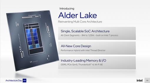 Intelの次世代CPU「Alder Lake」は，高性能コアと高効率コアを組み合わせてPC向けCPUに変革をもたらす