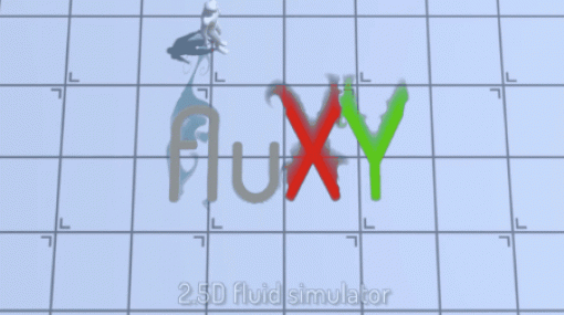 FluXY - GPUにより高速・軽量動作するUnity向け2.5D流体シミュレーションアセット！