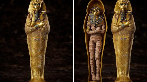 古代エジプト王“ツタンカーメン王”がフル可動のアクションフィギュア“figma”になって登場。黄金に輝く棺やマスクを細部に至るまで再現