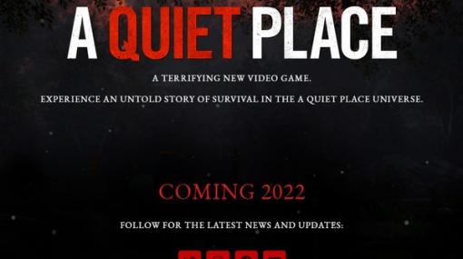 映画「クワイエット・プレイス」原作のホラーアドベンチャー『A Quiet Place』発表―2022年発売予定