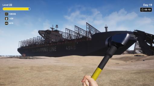 廃船解体シム『Ship Graveyard Simulator』Steamにてリリース―世界で最も危険な仕事の一つを体験