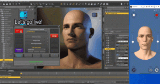 FACEMOTION3D - iOS端末からDAZ、Unity、Maya、Blenderなどと通信してフェイシャルモーションキャプチャが可能なアプリ！Unreal Engineに対応！