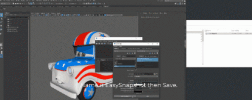 Easy Snapshot in Autodesk Maya - Maya向けビューポートスナップショット撮影支援スクリプト！