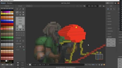 今度はボクセル化だ！手作業で3D化される『DOOM』有志開発Mod「Doom Voxel」プレビュー映像