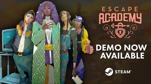 Co-opが楽しい脱出系パズルアクション「Escape Academy」を体験。Steamにてデモ版も配信中