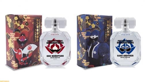 『暴太郎戦隊ドンブラザーズ』の香水が9月に発売決定。和紙を使用したドンモモタロウとサルブラザーのパッケージデザインも公開