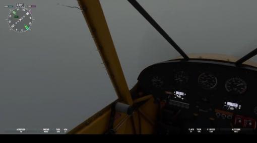 現実世界の気象を再現する『Microsoft Flight Simulator』で猛威振るうハリケーン「イアン」の近くを飛ぶパイロットたち…
