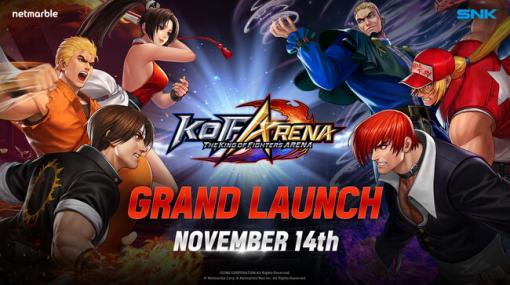 ネットマーブル、『THE KING OF FIGHTERS ARENA』を11月14日にリリース決定！