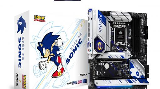 箱も表も裏もソニックをまとったマザーボードが登場！ ゲーミングマザーボード「Z790 PG SONIC」が11月11日発売