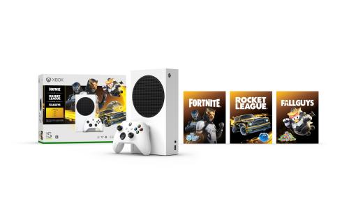 「Fortnite」などがセットになったXbox Series Sが数量限定で発売決定！各ゲーム内でアイテムを獲得できる「ギルデッド ハンター パック」も付属