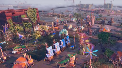 気候変動で崩壊した世界を舞台に共同体を作り上げる都市建設ゲーム『Floodland』が本日11月16日に配信開始。拠点を広げて住人を増やしつつ、法律で考えの違う住人たちをひとつにまとめよう