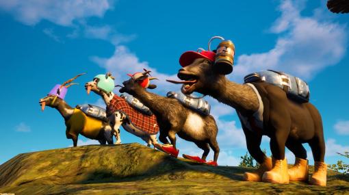 PS5/Xbox/PC『Goat Simulator 3』ダウンロード版が本日（11/18）配信。4匹のヤギが街中で暴れまわるユニークなローンチトレーラーも公開