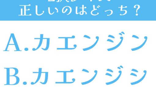 『ポケモン』カエンジンとカエンジシ、どっちが正しい？【2択クイズ】