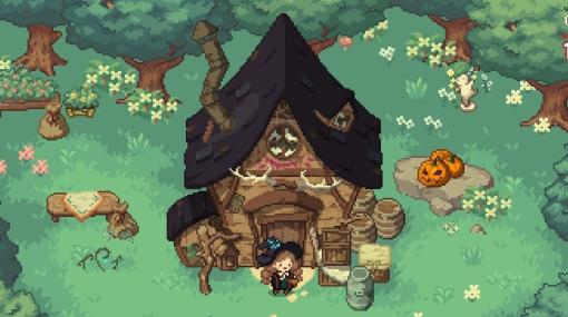 小さな魔女の日常と成長を描くスローライフシミュレーションゲーム『Little Witch in the Woods』が日本語に対応。可愛らしい2Dピクセルアートを特徴にした注目作