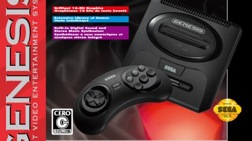 「SEGA Genesis Mini 2」が数量限定で追加販売。予約受付もスタート