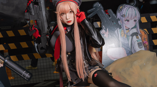 【G-STAR 2022】『NIKKE』ラピのコスプレイヤーはクールビューティー！抜群のポージングで魅せる【写真14枚】